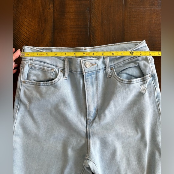 Levi’s Light Blue Jeans - 724 High Rise Straight Crop Size 29 - Picture 12 of 12